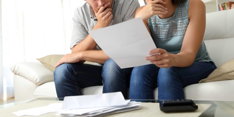 couple going over paperwork